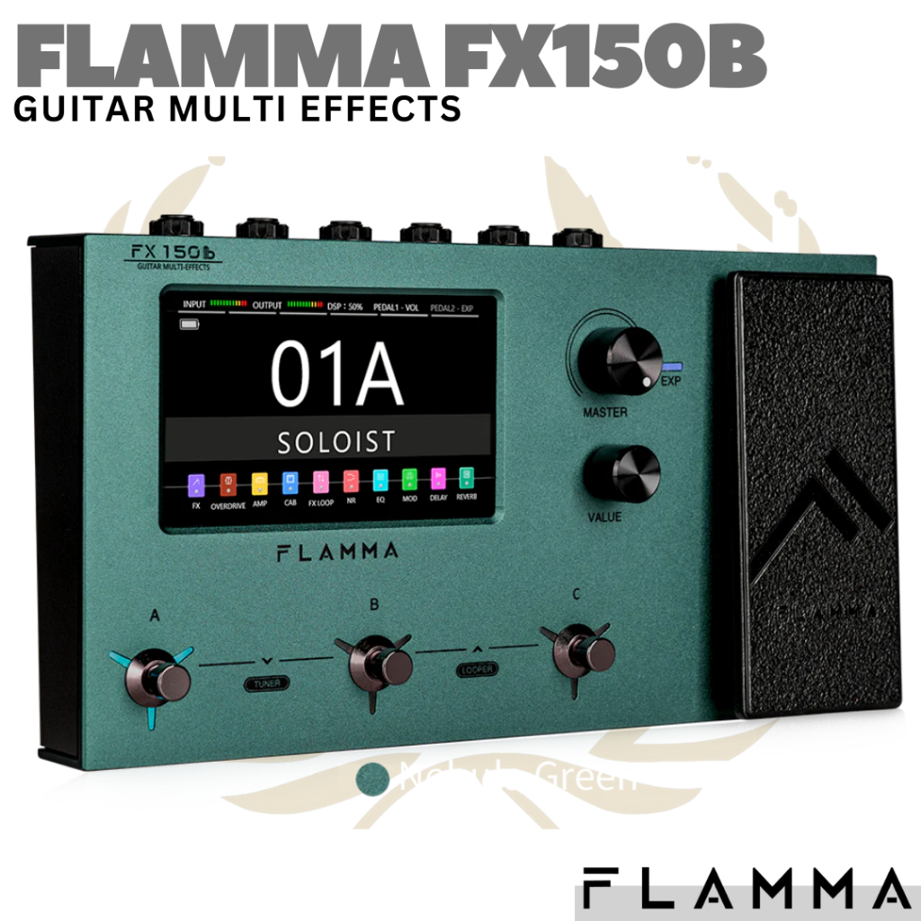 FLAMMA FX150B Guitar Multi Effects | Multi Efek Gitar