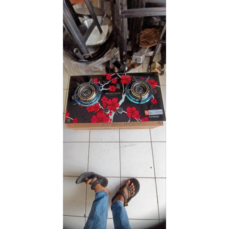 KOMPOR GAS TANAM 2 TUNGKU NIKO SAKURA