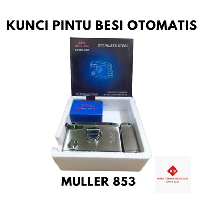 mtg-MULLER Kunci Otomatis 853 SS Stainless / Pintu Besi Gerbang / Garasi