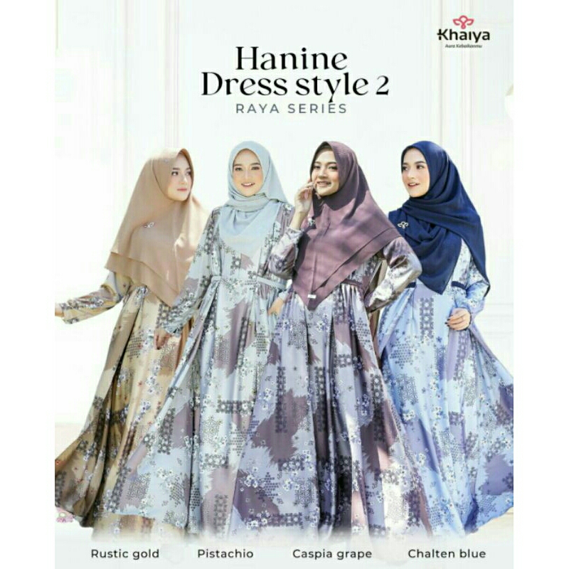 Hanine Raya Series Dress Style 2 by Khaiya