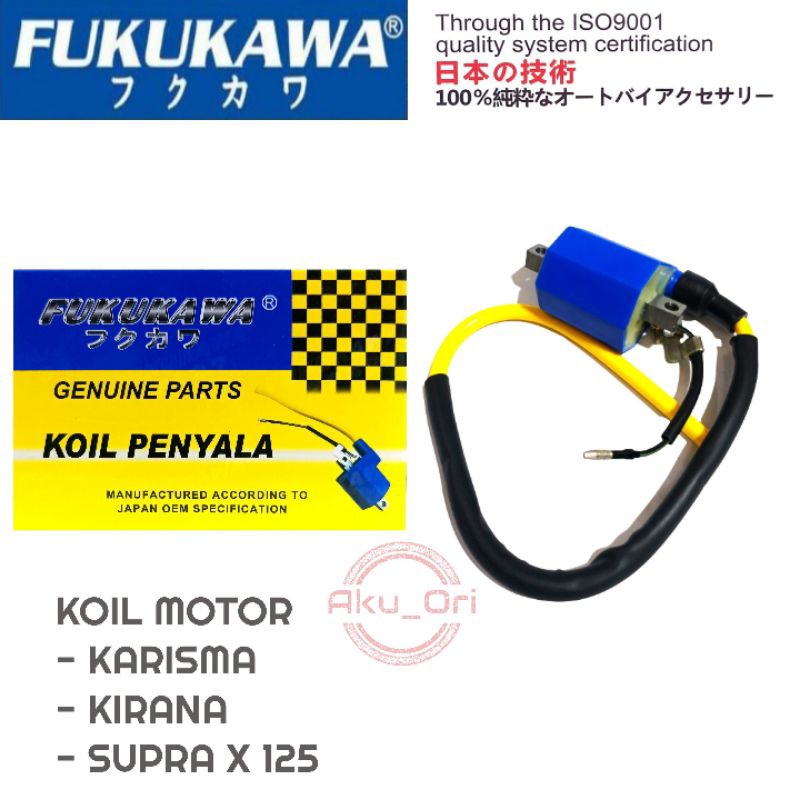 COIL KARISMA FUKUKAWA koil pengapian penyala kirana supra x 125