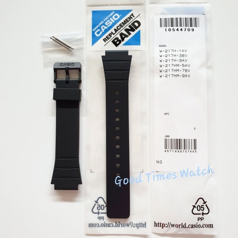 STRAP CASIO W-217H W-217HM W 217H W 217HM W 217 CASIO ORIGINAL