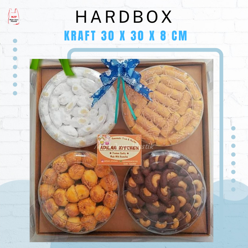 Box Mika Hardbox Kue Tart 25x25x12 30x30x15 40x25x15 – Kotak Puding Seserahan & Hampers Elegan