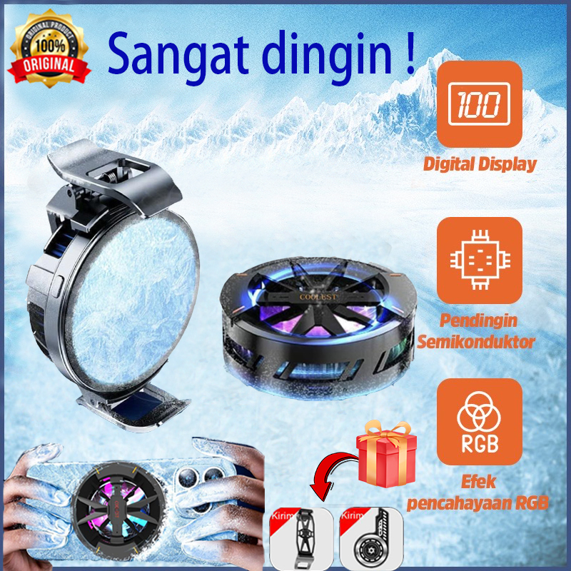 【Dipan jari gratis】 Kipas pendingin radiator ponsel kipas pendingin radiator HP non-baterai pendingi