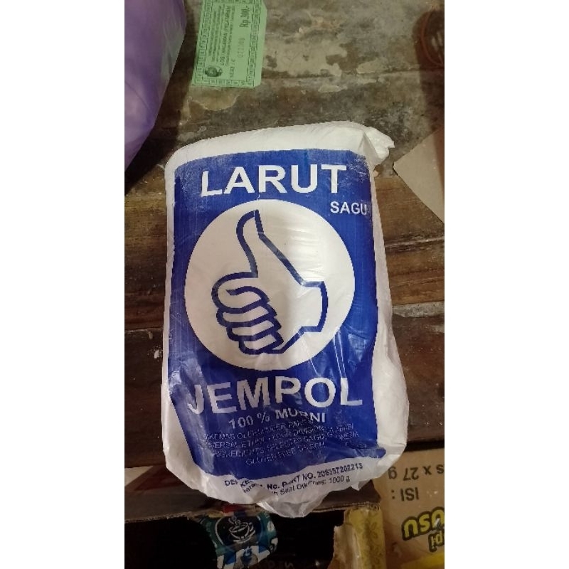 

LARUT JEMPOL Tepung Sagu Halus 1 kg / Tepung Garut/ Obat Maag