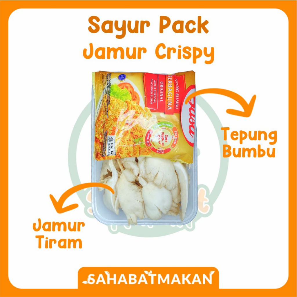 

Jamur Crispy - Sayur Pack / Sayur Prep / Sayur Instant — Sahabat Makan Sayur Jogja
