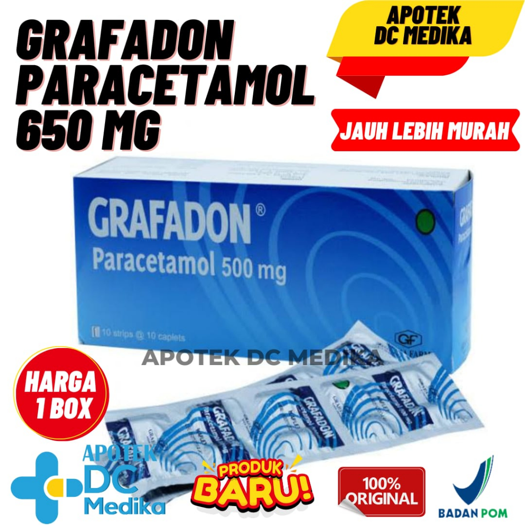 GRAFADON STRIP PARACETAMOL 500 MG TABLET