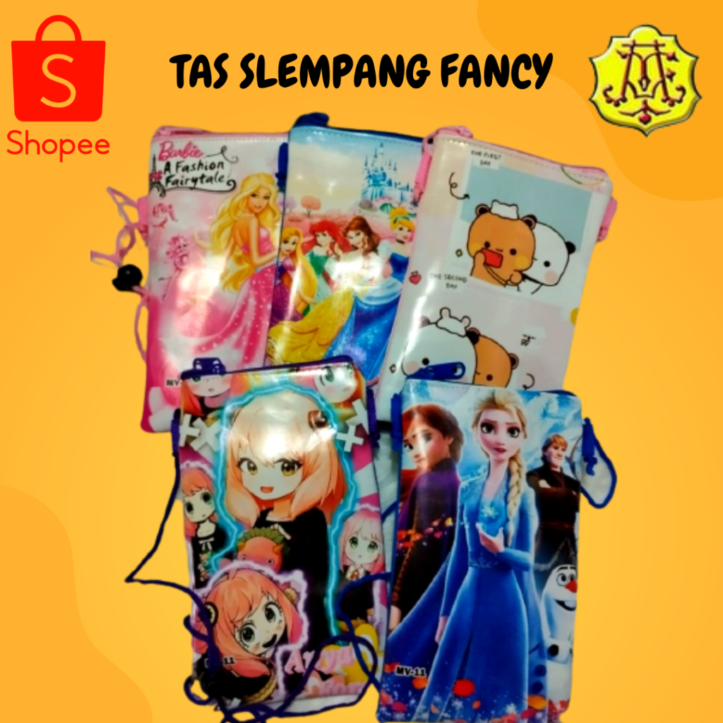 MAP ZIPPER / TAS SELEMPANG ANAK FANCY