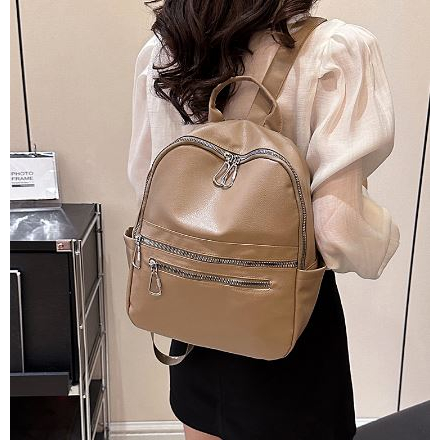 Tas ransel kulit mini style gendong premium murah I0N8 BACKPACK korea dewasa kekinian Muat Laptop re