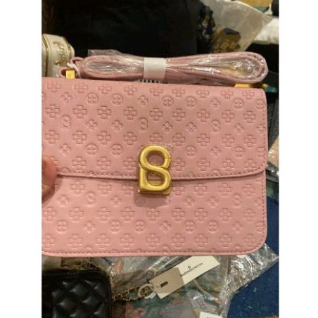 AUDREY MONOGRAM BAG BUTTONSCARVES