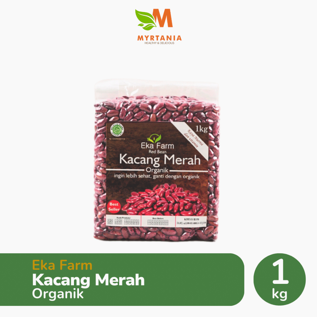 

KACANG MERAH ORGANIK 1KG VAKUM EKA FARM