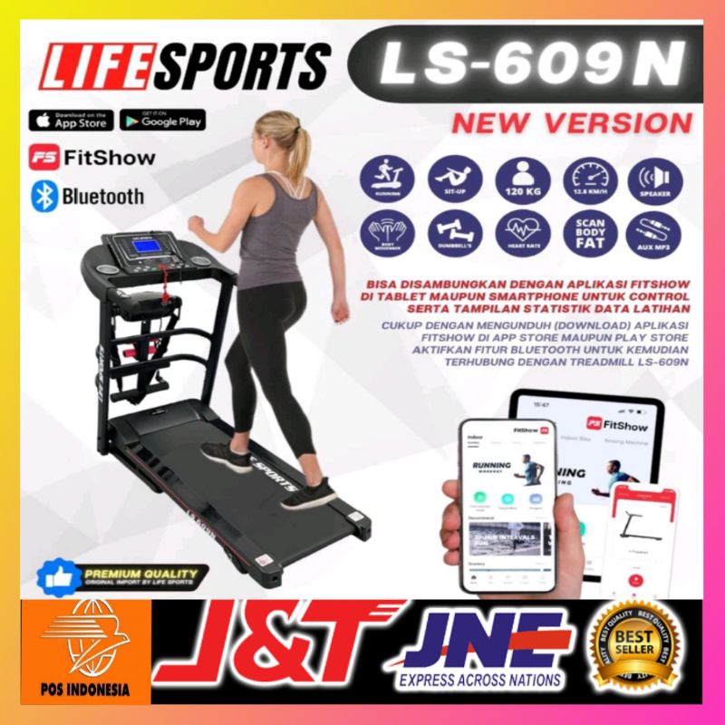 treadmill elektrik-ls-609n(original)treadmil elektrik-tredmill-gym