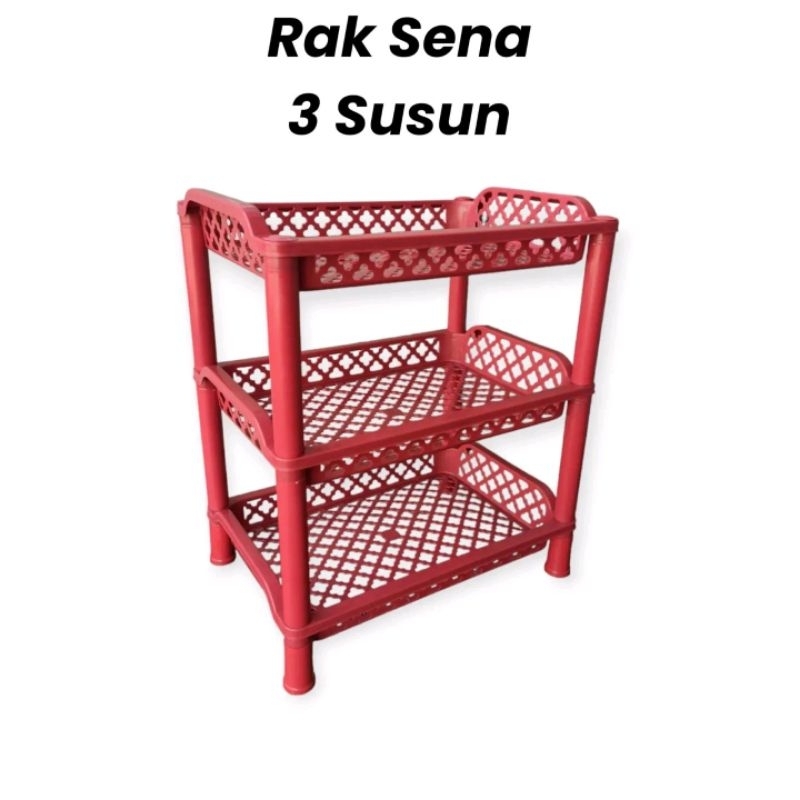Rak Plastik Keranjang susun Serbaguna SENA