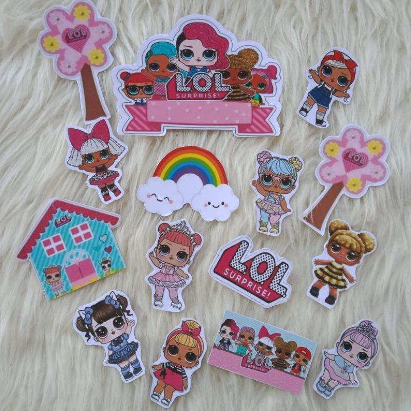 

TOPPER LOL/HIASAN KUE LOL/HIASAN KUE ULANG TAHUN/MURAH