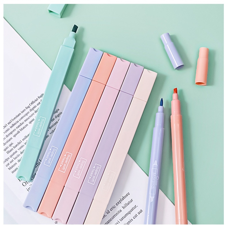 HM64 Stabilo Warna Pastel Highlighter Color 6 Pcs Stabilo isi 6 Warna Pastel Stabilo Highlighter