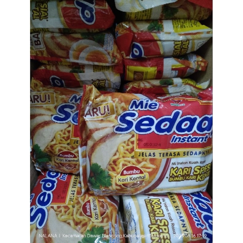 

Mie sedap Kari spesial isi 5pcs