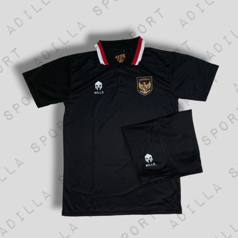 SETELAN JERSEY MILLS TIMNAS INDONESIA 3RD PLAYER ISSUE