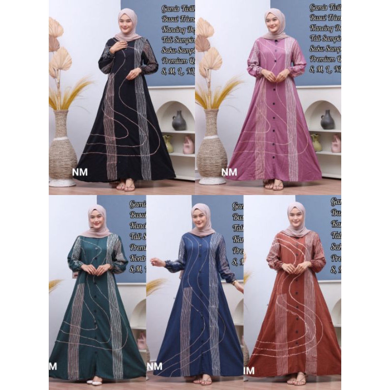 ( PROMO DI MFK  ) GAMIS RAYON TWILL MALAMAN || GAMIS TWILL TREND 2023 || GAMIS TWILL SUPER PREMIUM O