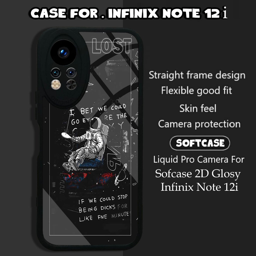 Case Infinix Note 12i 2022 Motif [NASA] 2D Terlaris Casing Infinix Note 12i 2022 Terbaru Softcase In