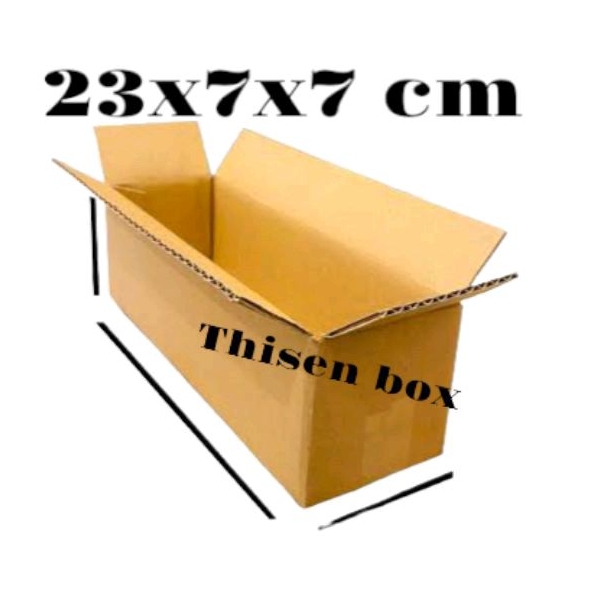 

Kardus packing 23x7x7 cm die cut recycle packaging dair ulang kuat