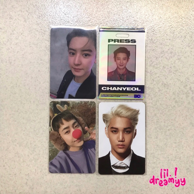 [READY INA] PC EXO OFFICIAL CHANYEOL KAI XIUMIN DFTF PASSCARD OVERDOSE
