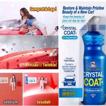 Bullsone First Class Crystal Coat Pelindung Cat Mobil Membuat Kilau Body Include Kain Lap Microfibre