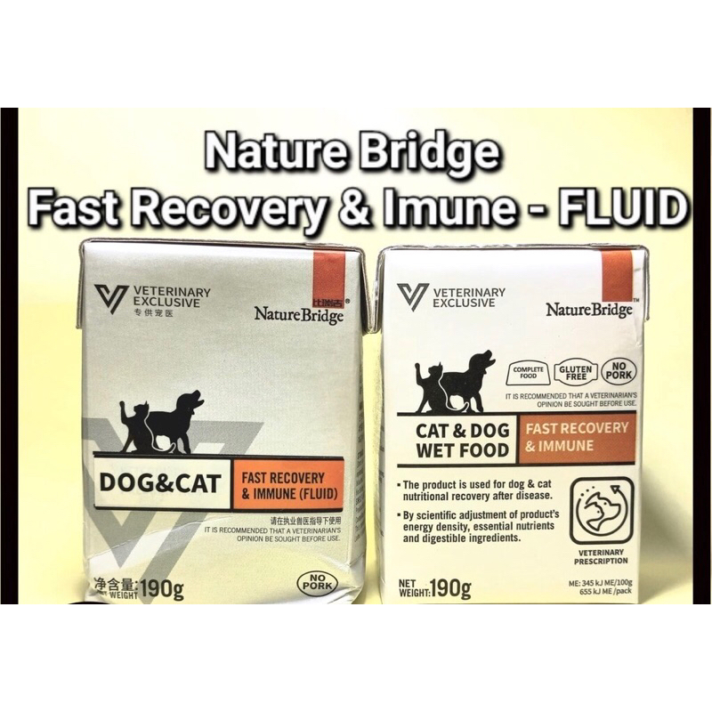 Nature bridge recovery fluid 190gr