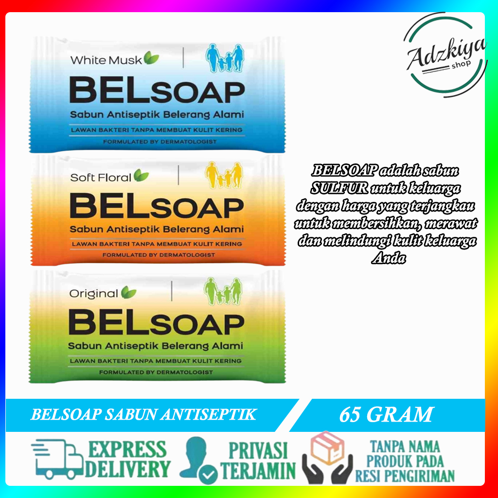 BELSOAP SABUN BELERANG/BELSOAP SABUN SULFUR/BELSOAP SABUN BELERANG ANTI GATAL/BELSOAP SABUN/(Sabun K