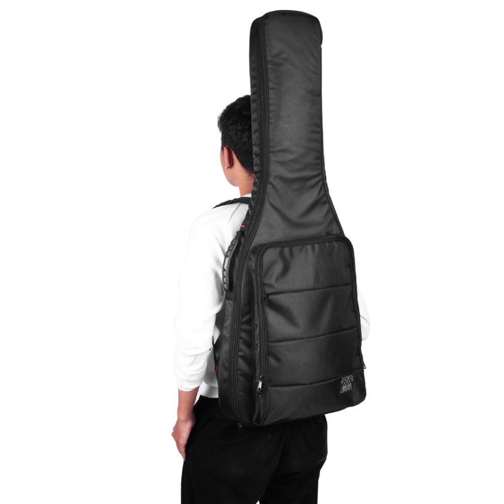 Zorc - Valen | Tas Gitar Elektrik Tahan Air | Softcase Gitar Listrik | Gigbag Black