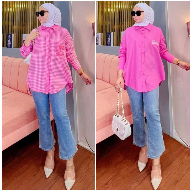 Kemeja Barbie x Zara Oversize / TUNIK BARBIE