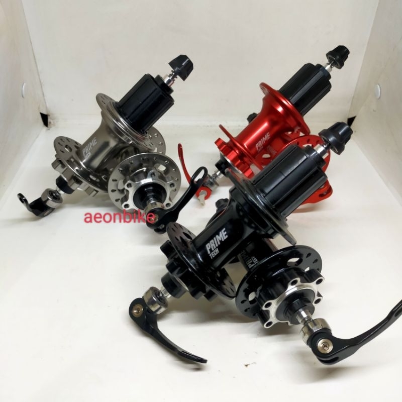 freehub jangkrik tawon 32 hole prime tech hub bearing nap tromol sepeda mtb lipat  model QR harga se