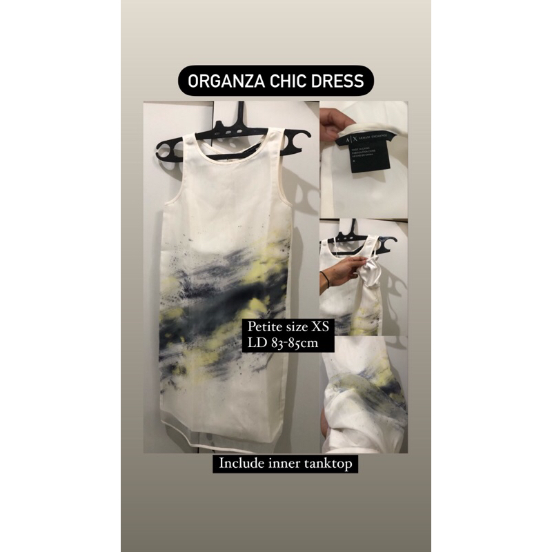 preloved organza dress