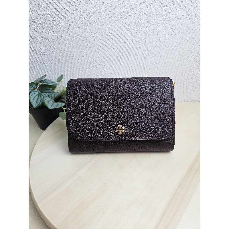 TB Emerson chin wallet Brown