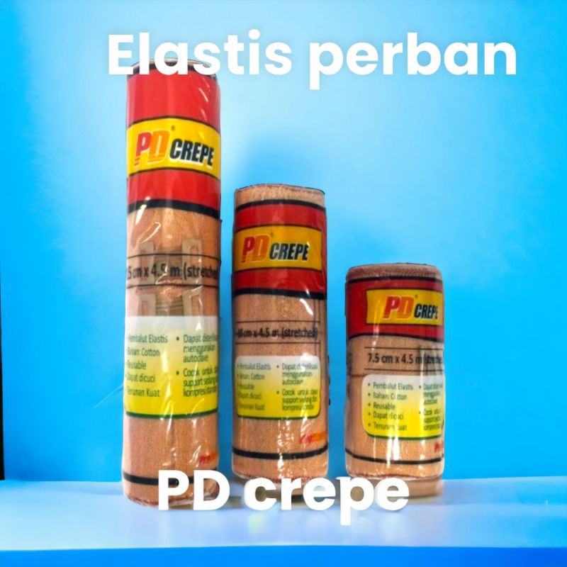 PD crepe/elastis perban/elastis bandage/sejenis tensocrepe/perban elastis
