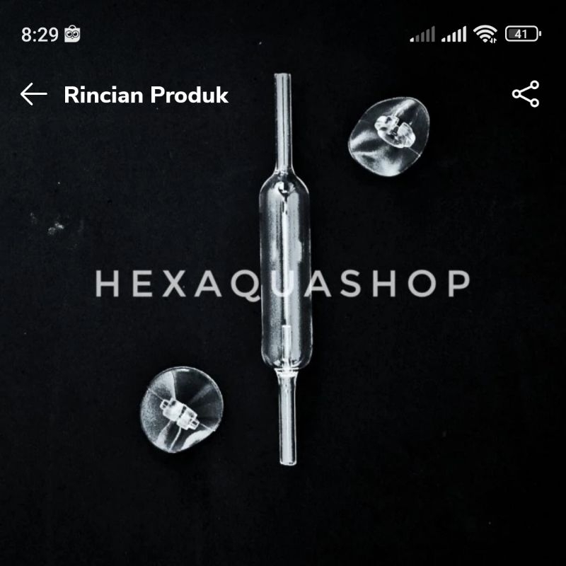 bubble counter glass co2