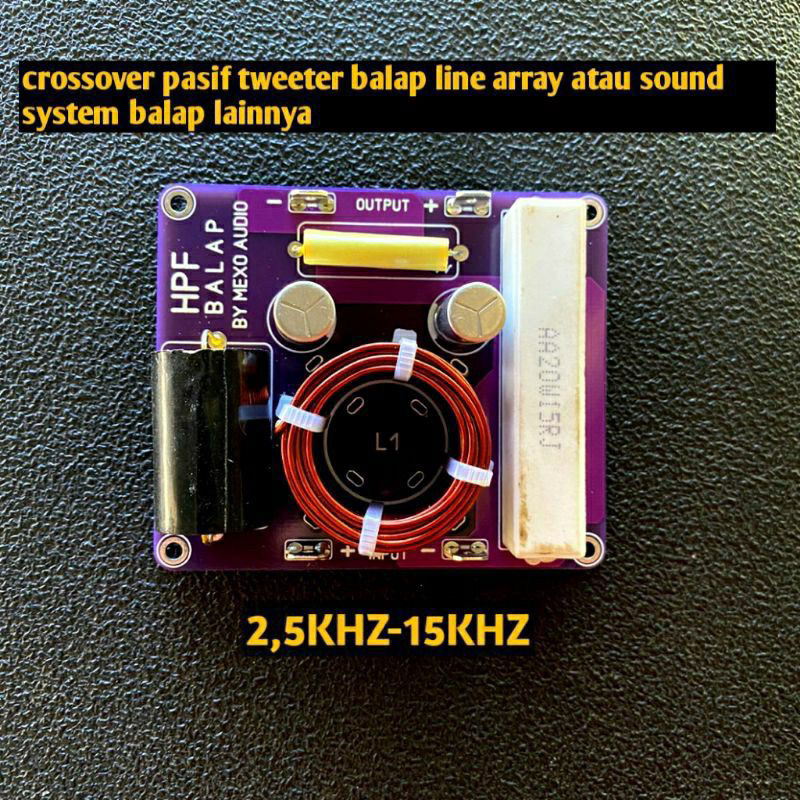 Crossover Pasif Tweeter Balap Super High