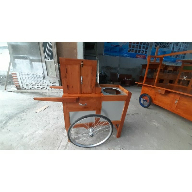 Gerobak cilok/gerobak bakso kuah/gerobak sate/gerobak siomay