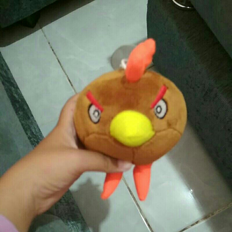 boneka angry bird warna coklat+mini