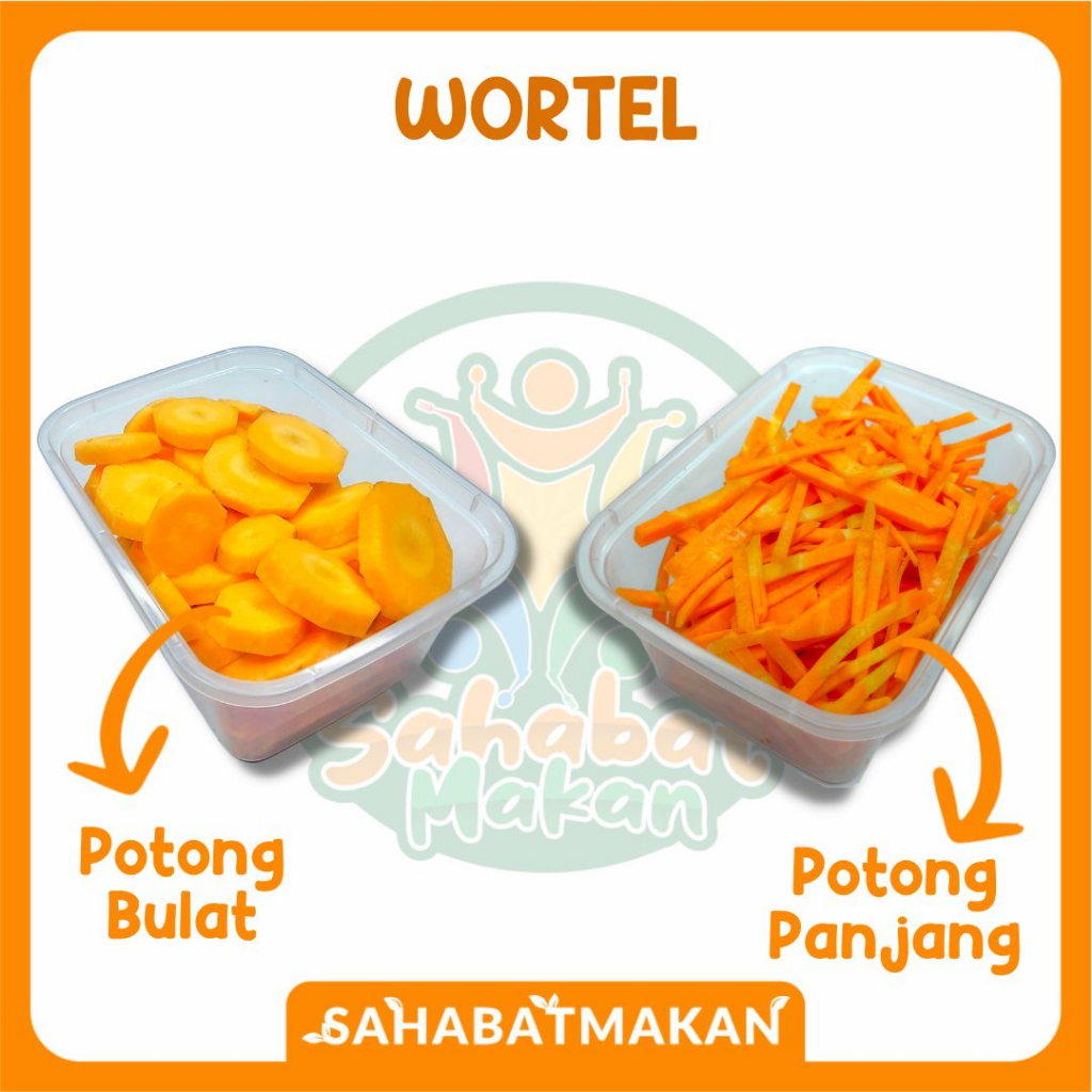 

Wortel Potong - Sayur Mini Pack / Sayur Prep / Sayur Instant — Sahabat Makan Sayur Jogja