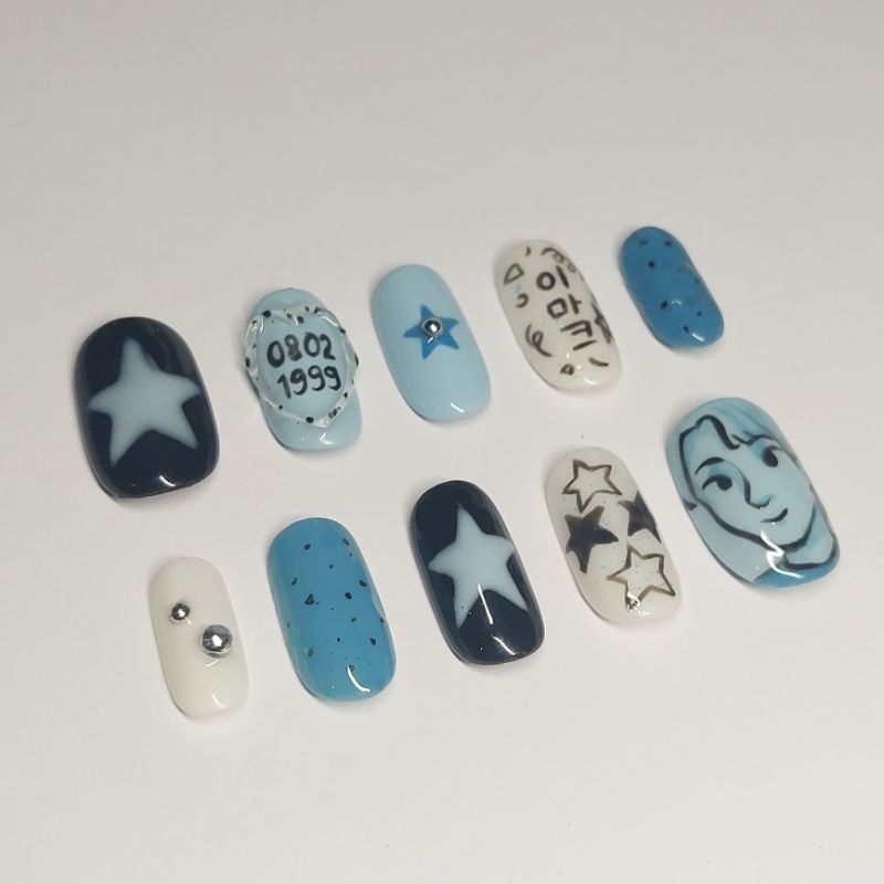 NCT Mark Lee Press On Nails / Fake Nails / Kuku Palsu Pitekan