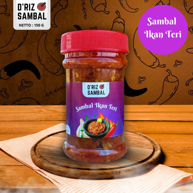 

[D'RIZ SAMBAL] - IKAN TERI 150 GRAM