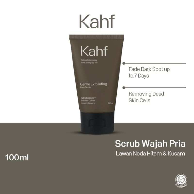 Kahf Face Scrub Gentle Exfoliating