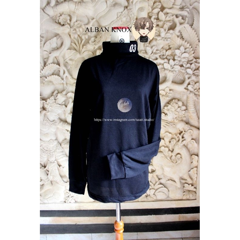 Kaos Turtle Neck Cosplay Alban Knox - Nijisanji EN