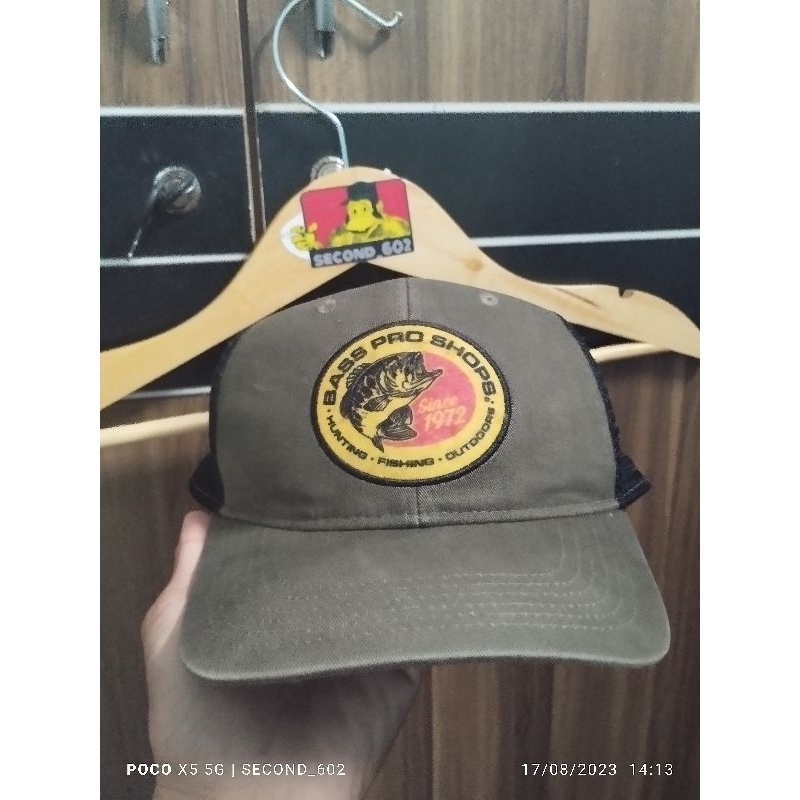 Topi trucker bass pro shops