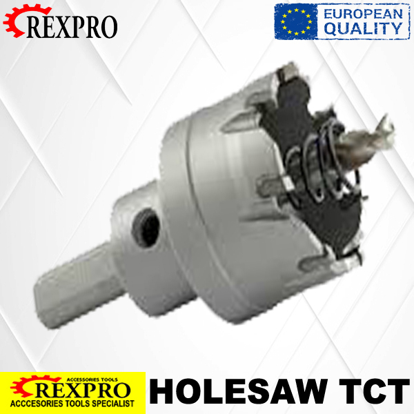 mata bor besi holesaw tct 45mm hole saw tct mata bor besi , kayu , plastik, pvc rexpro