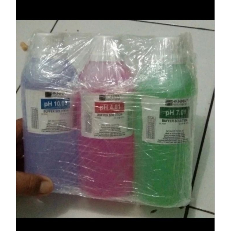 buffer solution ph 4 ph 7 ph 10 hanna kemasan 500ml BUFFER SOLUTION TERMURAH
