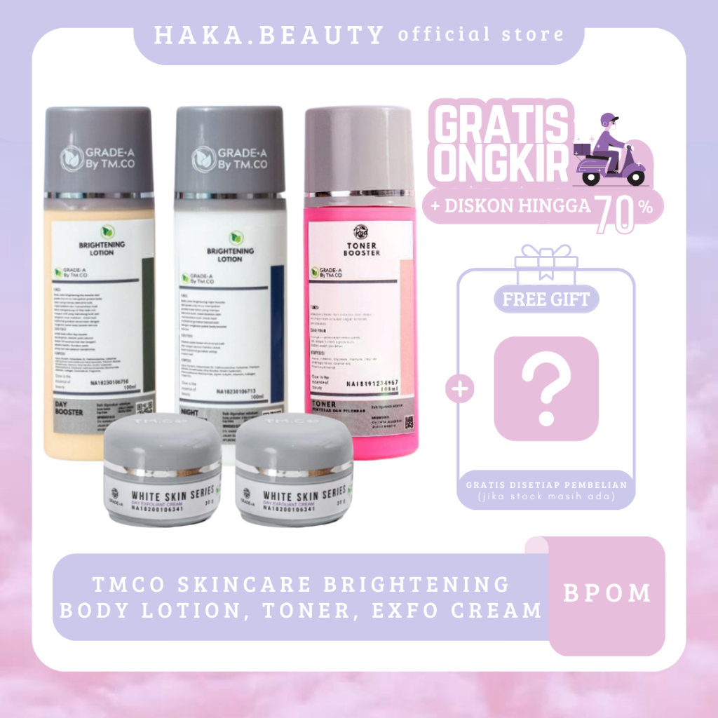 SALE TMCO PAKET LOTION INJEKSI BOOSTER PERAWATAN KECANTIKAN TUBUH WANITA ALAMI BRIGHTENING HAND BODY