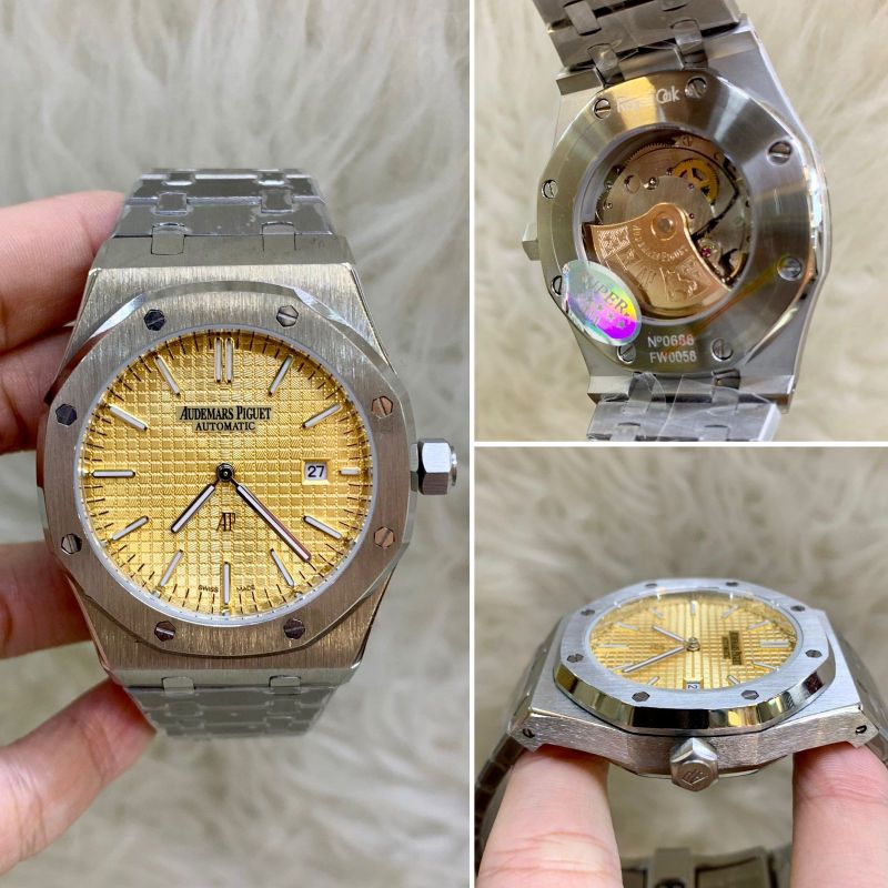 PRIA AUDEMARS PIGUET DIAL YELLLOW DUAL JARUM