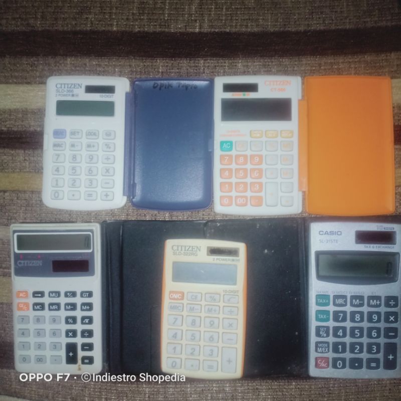 

Kalkulator Mini Pocket Dual Power 10 Digit Citizen & Casio