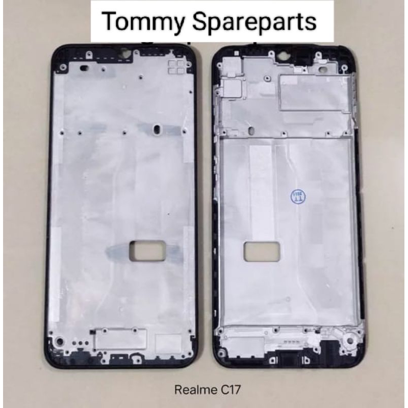 FRAME DUDUKAN LCD TULANG TENGAH LCD REALME C17 ORIGINAL